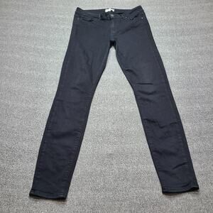 Paige Jeans Womens 30 Black Verdugo Ultra‎ Skinny Stretch Denim Made in USA